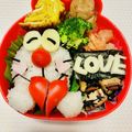 クックO13OL1☆'s cooksnap of when they made ドラえもん♡キャラ弁♡2.