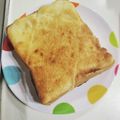 こうせいママ☆じも's cooksnap of when they made メロンパンのサクサクを食パンでアレンジ.