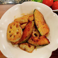 miwayon's cooksnap of when they made 【南瓜と蓮根の大戸屋風炒め】.