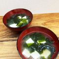 horseland's cooksnap of when they made 生ワカメと豆腐のお味噌汁.