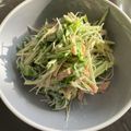。かのこ。's cooksnap of when they made 水菜＆ハム＆春雨の胡麻マヨサラダ♪.