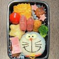 Y家食堂's cooksnap of when they made 宝島　ドラえもん＆ミニドラ　キャラ弁.