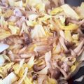 はむちャん's cooksnap of when they made お肉少なめ玉葱とどっさりキャベツの豚丼風.