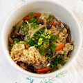 スーパーリンクス's cooksnap of when they made 豚ひき肉とシメジの炊き込みご飯.