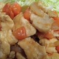 まみこ５１５'s cooksnap of when they made 簡単⭐むね肉のトマトしょうが焼き.
