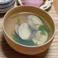 ai♡SNOOPY's cooksnap of when they made ひな祭りに♪はまぐりのお吸い物.