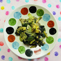 チェックのミニくま's cooksnap of when they made ほうれん草・キャベツといり卵のごまあえ♪.