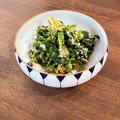 プチシュ's cooksnap of when they made 【農家のレシピ】菜の花とエノキの卵とじ.