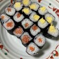 みょんとも's cooksnap of when they made 細巻き、卵、サーモン、納豆。.