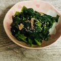 さくらん餅's cooksnap of when they made ほうれん草とワカメの梅マヨ和え.