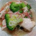 クック6ASLB4☆'s cooksnap of when they made ブロッコリーと鶏肉のカニカマあんかけ.
