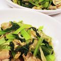 クックDWYX8V☆'s cooksnap of when they made ❤小松菜と豚のカレーオイマヨ炒め❤.