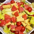 うにのあ1105's cooksnap of when they made ♪グレープフルーツキウイ生ハムサラダ♪.