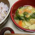 諭梨奈's cooksnap of when they made 意外にうまっ！！コンソメ味噌汁☆.
