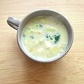 キンプリ's cooksnap of when they made かぶと長ねぎのしょうが豆乳スープ.