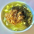 azbjbn's cooksnap of when they made おつまみ☆納豆レタスサラダ☆☆.