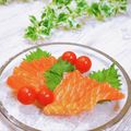 Satoco❋'s cooksnap of when they made サーモンのお刺身.
