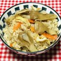 tokotann's cooksnap of when they made 食欲の秋は舞茸の炊き込みご飯.