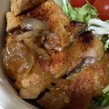 ariyuch's cooksnap of when they made 豚ロース厚切りの絶品コク旨ソーストンテキ.