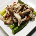 ゆこPIN's cooksnap of when they made ゆでアスパラの塩糀きのこソース.