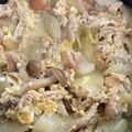 あきchqn's cooksnap of when they made ロティサリーチキンのリメイク親子丼.