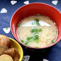 お料理ニャロメ's cooksnap of when they made 生姜とネギの味噌汁.