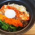 どみふぁ's cooksnap of when they made スキレットで石焼ビビンバ風牛丼.