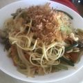 完熟パイナポ's cooksnap of when they made 妊娠中　野菜炒めパスタ.