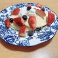chicch1's cooksnap of when they made イチゴの香りホットケーキ.