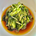 azbjbn's cooksnap of when they made 砂糖不使用♪胡瓜とわかめの酢の物.