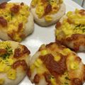 whitebear's cooksnap of when they made 米粉でコーンチーズパン.