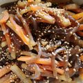 パピヨンさん's cooksnap of when they made こんにゃく・人参・大根の金平風炒め.