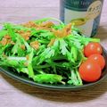 のんべぇヒロ's cooksnap of when they made ドレッシングが美味しい春菊のサラダ.