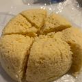 m posi's cooksnap of when they made ☆節約 レンジでおからだけチーズケーキ.