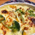 はすゑ's cooksnap of when they made かぼちゃとブロッコリーのグラタン.