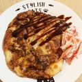 serina1212's cooksnap of when they made 白菜チーズ豆腐のとろ〜りモチモチお焼き.