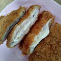 katoichi's cooksnap of when they made 生姜焼き用肉で♡チーズinとんかつ♬.