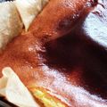 monjimari's cooksnap of when they made かんたん焼き芋バスクチーズケーキ.
