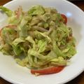 みのくろ's cooksnap of when they made 副菜に☆コクうま♪キャベツの和風サラダ.