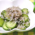 美々☆彡's cooksnap of when they made きゅうりの梅和え（チリメンジャコ入り）.