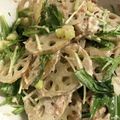 伊達こまち's cooksnap of when they made シャキシャキサラダ～蓮根・水菜・セロリ～.