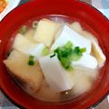 みれいく's cooksnap of when they made 豆腐と油揚げの味噌汁.