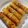 ♪ゆかたん♡'s cooksnap of when they made 竹輪に長芋入れて豚バラ肉巻き.