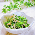 Satoco❋'s cooksnap of when they made 春菊ときのこの簡単おひたし.