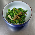 KAKO_KAKO's cooksnap of when they made 管理栄養士の菜の花としめじのごま和え.