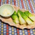 バカリャウ's cooksnap of when they made 祝蕾（子持ち高菜）の塩茹で.