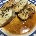 ちさちゅ★'s cooksnap of when they made スズキのガーリックムニエル.