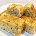 マンゴーがだいすき♪'s cooksnap of when they made 桜でんぶの春色卵焼き♡.