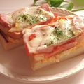 とのチャマ's cooksnap of when they made たっぷりたまごのピザトースト♪.