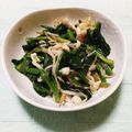 ﾁｲﾁｬﾝﾏﾏ's cooksnap of when they made ほうれん草とえのきの生姜炒め.